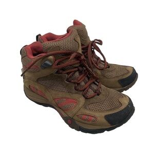 Merrell’s Brown + Red Hiking Boots | size 5